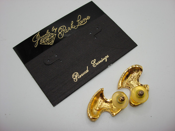 Vintage Park Lane Gold Tone Choker Necklace & Earrings Set - Near Mint Condition