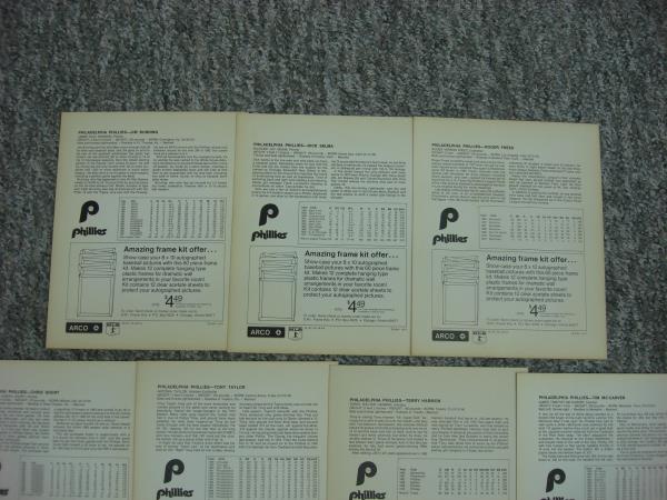 Vintage 1971 Philadelphia Phillies Photo Set (13 Cards) - Jim Bunning, Larry Bowa & More! 