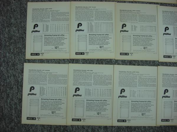 Vintage 1971 Philadelphia Phillies Photo Set (13 Cards) - Jim Bunning, Larry Bowa & More! 