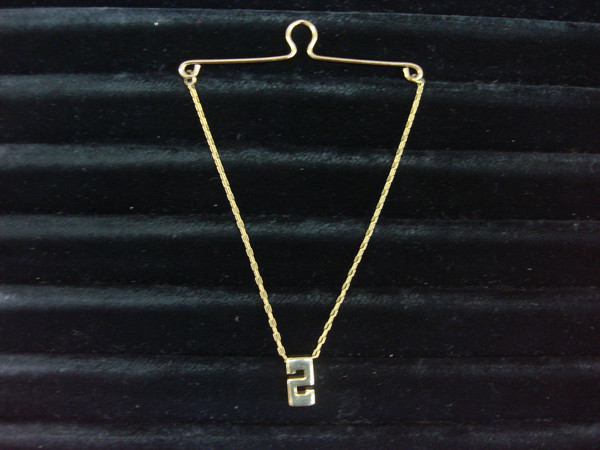 Vintage Gold Tone Tie Chain - Classic Accessory #268