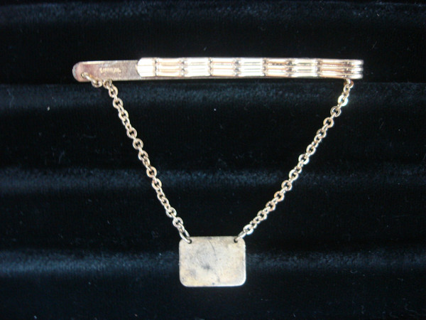 Vintage Simmons Gold Tone Tie Bar Chain - Classic Elegance #275