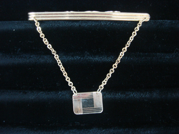 Vintage Simmons Gold Tone Tie Bar Chain - Classic Elegance #275