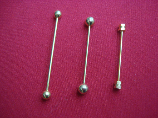 Vintage Gold-Tone Shirt Collar Bars Set of 3 - Unique & Stylish Accessories
