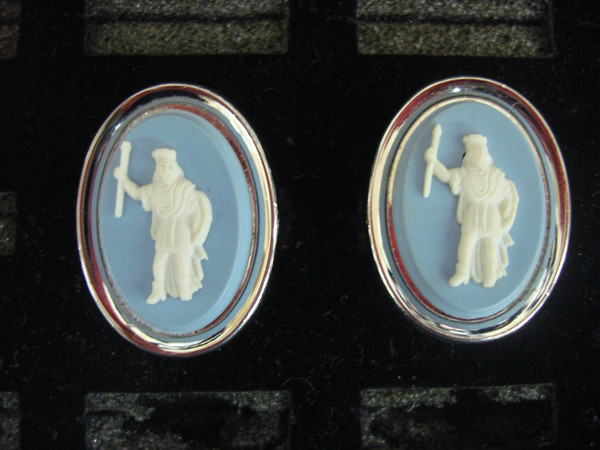 Vintage Swank Silver Tone Cufflinks - Unique Pair #315 - Excellent Condition