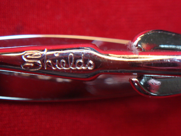 Vintage Sterling Silver Tie Clip with Initial 'J' by Shields (1 3/4 Inch) - Estate Find