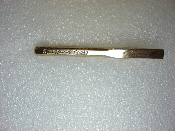 Vintage Gold Tone Snap-On Tools Chisel Tie Clip - Unique Men's Jewelry Gift #346