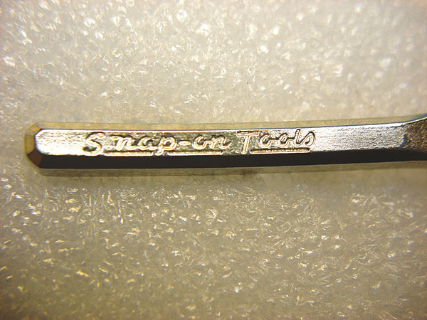 Vintage Gold Tone Snap-On Tools Chisel Tie Clip - Unique Men's Jewelry Gift #346