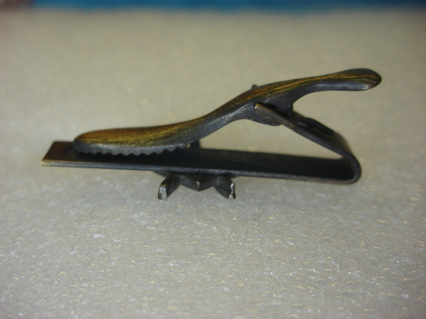 Vintage Antique Brass Masonic Lapel Tie Clip - Pre-Owned ( #349)