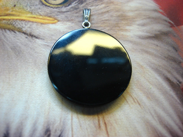 Walking Liberty Half Dollar Onyx Pendant - Custom Coin Jewelry