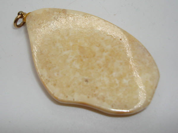 Vintage Signed Diomede, Alaska Baby Seal Carved Pendant - 11.4g