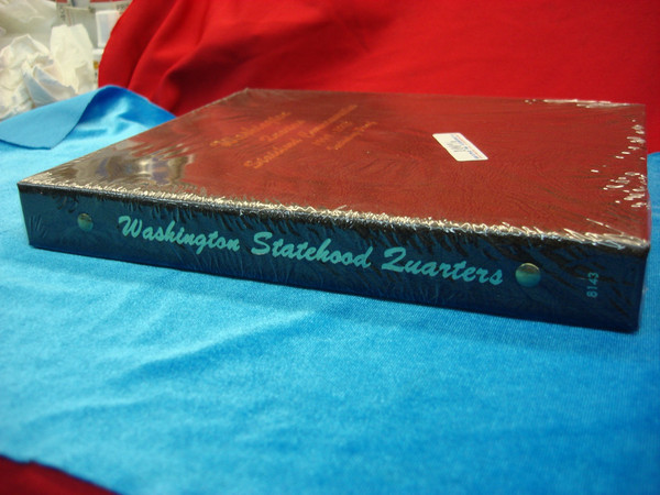 DANSCO #8143 Washington Quarters Statehood Album (1999-2003) - Coin Display Pages with Clear Slide