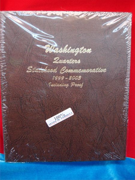 DANSCO #8143 Washington Quarters Statehood Album (1999-2003) - Coin Display Pages with Clear Slide
