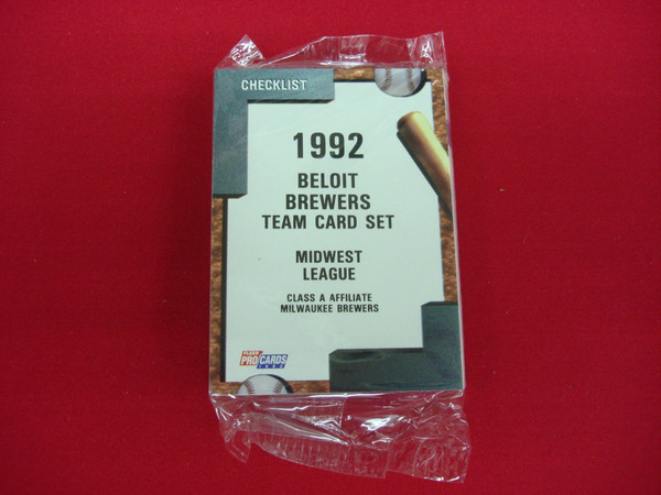 1992 Beloit Brewers Fleer ProCards MiLB Team Set - Factory Sealed, Milwaukee Brewers Affiliate