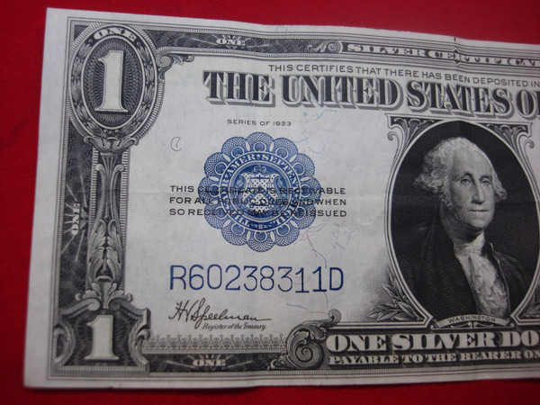 1923 $1 Silver Certificate - Speelman/White, High Grade, Excellent Condition
