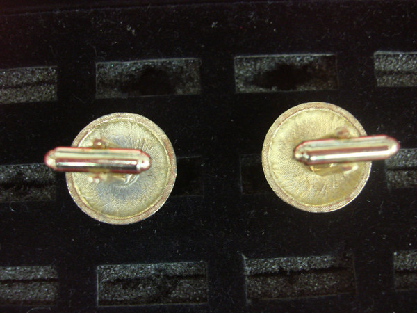 Vintage Dante Gold-Tone Cufflinks - Unique & Stylish Pair (Excellent Condition)