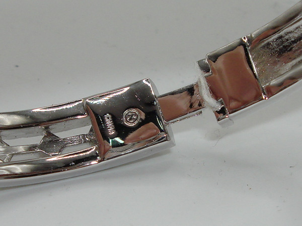 Nadri Swarovski Crystal Hinged Bangle Bracelet - Estate Find, New Old Stock