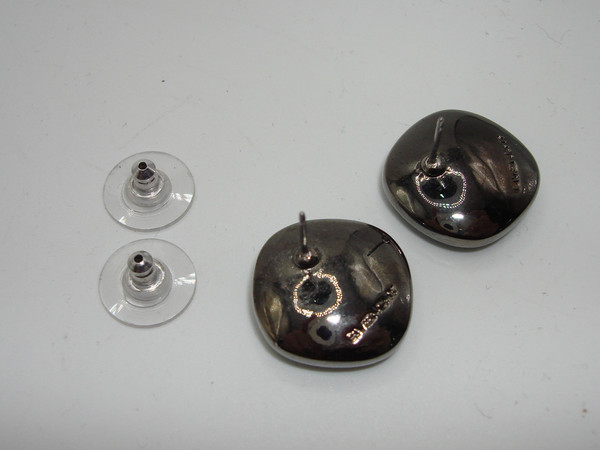 Vintage Givenchy Blue Rhinestone Earrings - Estate Find, Excellent Condition