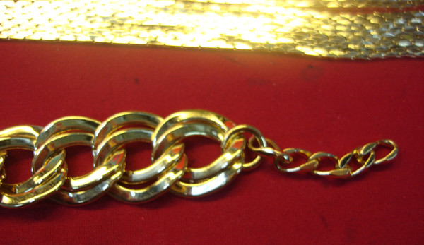 Vintage 8-Piece Costume Jewelry Set - Gold & Silver Tone, Necklaces, Bangles & Earrings