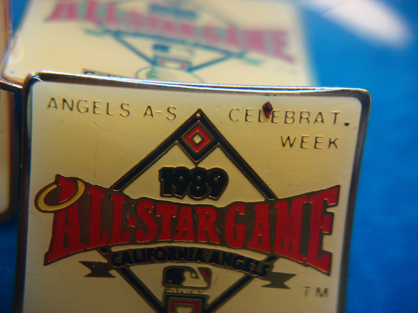 1989 MLB All-Star Game Lapel Pins - California Angels - Set of 3 (New & Unworn)