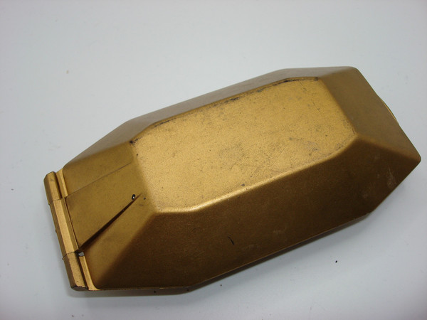Vintage Art Deco Watch Box by W.L. Stone (1927) - Gold-Painted Celluloid, Winged Eagle Design