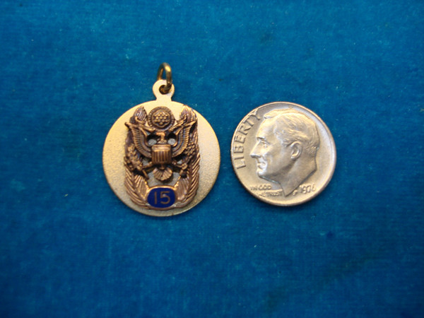 New U.S. Army 15 Year Service Charm - Unworn, Original Box