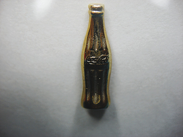 Vintage Coca-Cola Bottle Pin - Gold Tone Lapel Pin Collectible
