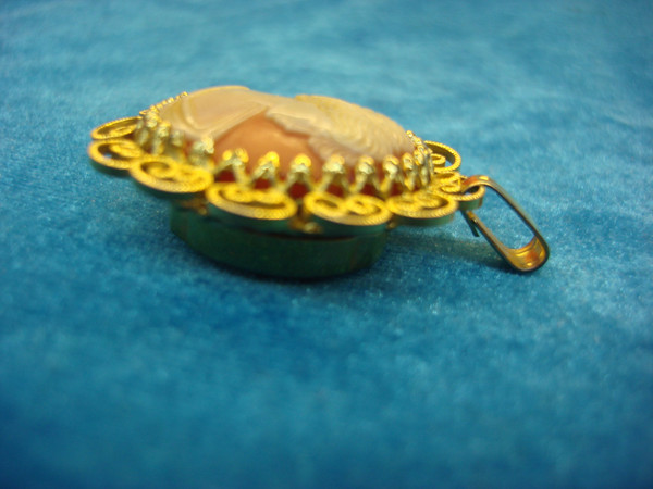 Vintage Cameo Watch Pendant - Working North Star 17 Jewels, Beautiful Details
