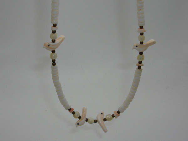 Vintage Zuni Heshi Bird Choker Necklace | Hand-Carved Sterling Silver Native American Jewelry