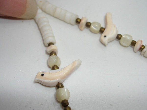 Vintage Zuni Heshi Bird Choker Necklace | Hand-Carved Sterling Silver Native American Jewelry
