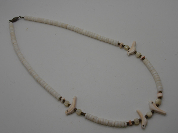 Vintage Zuni Heshi Bird Choker Necklace | Hand-Carved Sterling Silver Native American Jewelry
