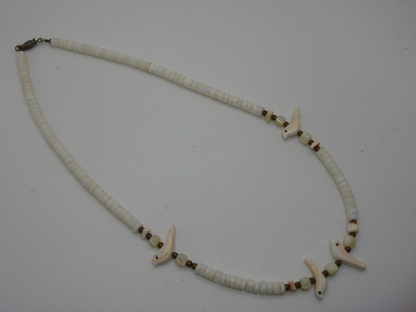 Vintage Zuni Heshi Bird Choker Necklace | Hand-Carved Sterling Silver Native American Jewelry