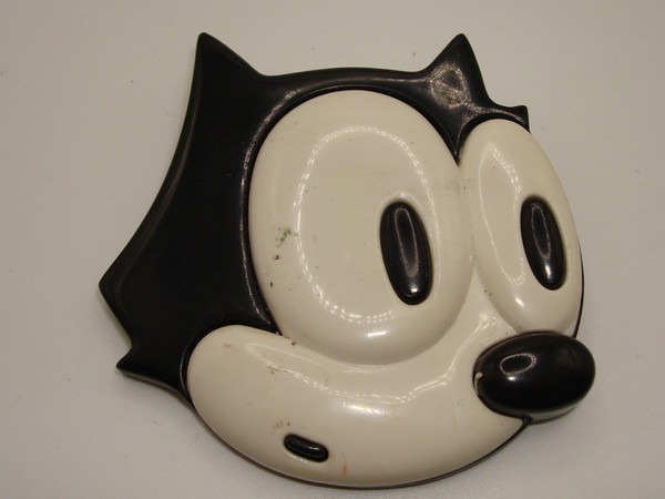 Vintage 1988 Felix the Cat Lucite Pin - Collectible Enamel Pin - Made in China