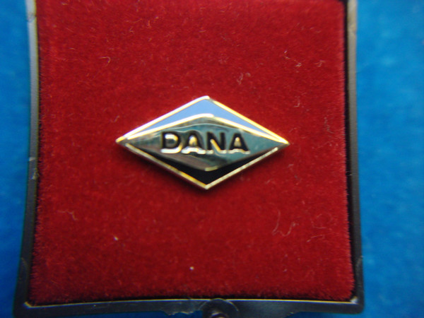 Vintage Dana Corporation Retired Employee Pin - Gold Tone, Excellent Condition
