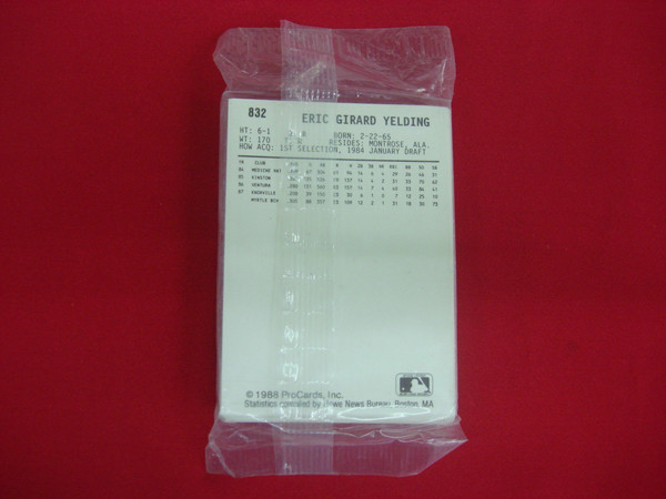 1988 Syracuse Chiefs ProCards MiLB Team Set w/ Glenallen Hill - Toronto Blue Jays Affiliate