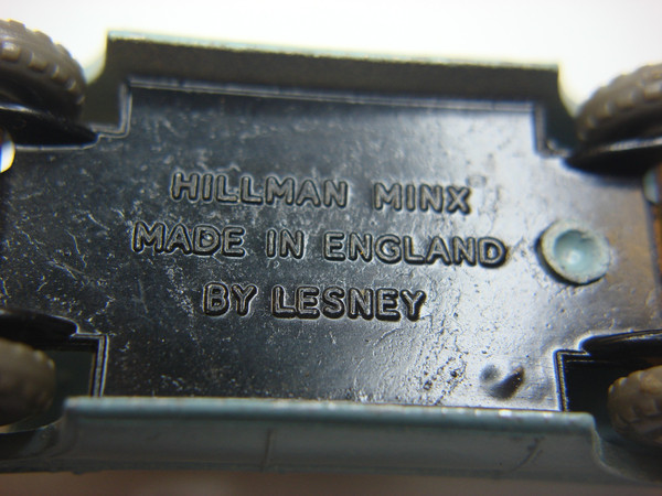 Vintage Lesney Matchbox No. 43 Hillman Minx Turquoise & Cream - Excellent Condition