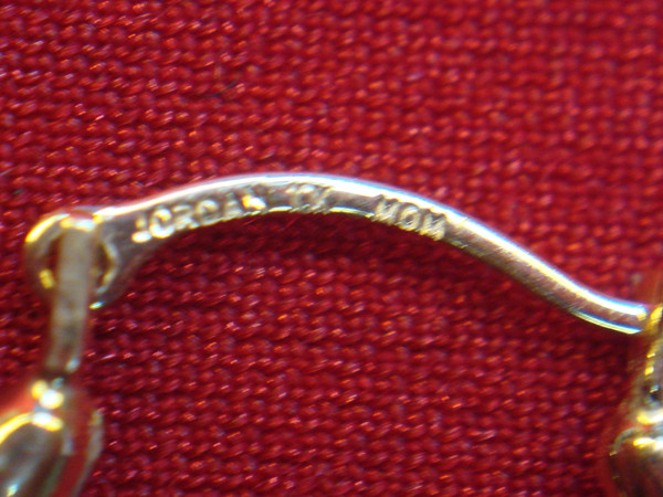 10K Tri-Color Gold Hoop Earrings with Hearts - Petite & Elegant