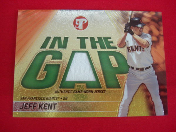 2002 Topps Pristine Jeff Kent Jersey Card #IG-JK (0017/1000) - San Francisco Giants