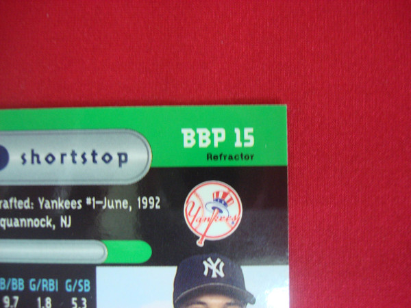 Derek Jeter 1996 Bowman's Best Previews Refractor Rookie Card #BBP 15 RC