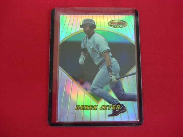 Derek Jeter 1996 Bowman's Best Previews Refractor Rookie Card #BBP 15 RC