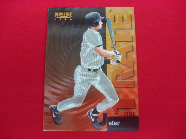 Derek Jeter 1996 Pinnacle 1st Rate DuFex Foil Rookie Card #13 NY Yankees - Professionally Graded
