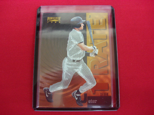 Derek Jeter 1996 Pinnacle 1st Rate DuFex Foil Rookie Card #13 NY Yankees - Professionally Graded