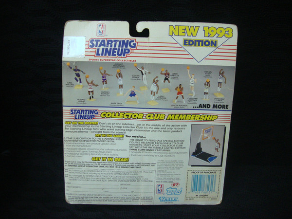 Vintage 1993 Michael Jordan Kenner Starting Lineup Figure - Chicago Bulls - Mint Condition