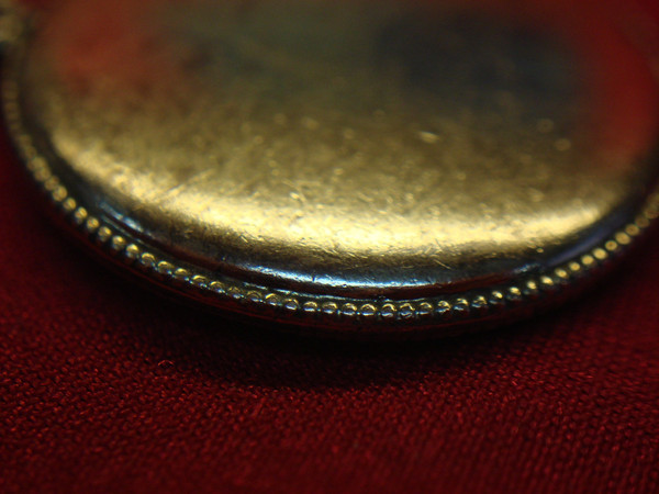 Antique Gold Filled Fob Watch Chain with Fancy Motif - Excellent Condition