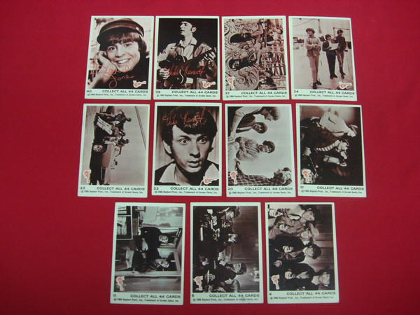 Vintage 1966 The Monkees Raybert Trading Cards (Lot of 11) - Rare Collectible