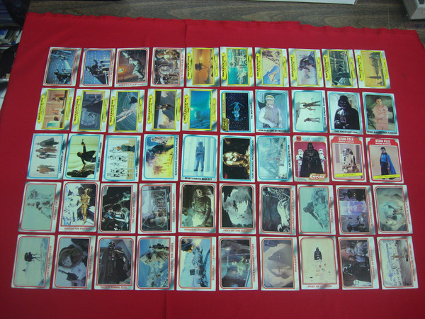 Vintage 1980 Topps Star Wars: The Empire Strikes Back Trading Card Lot (76 Cards)