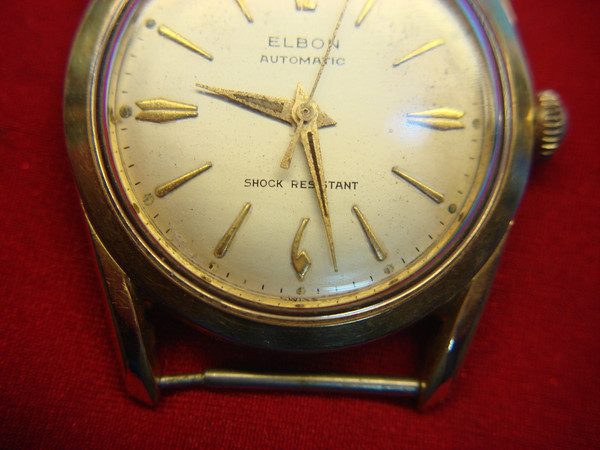 Vintage Elbon Automatic Wristwatch - 17 Jewels Winton, Gold-Filled Case - Runs & Keeps Time