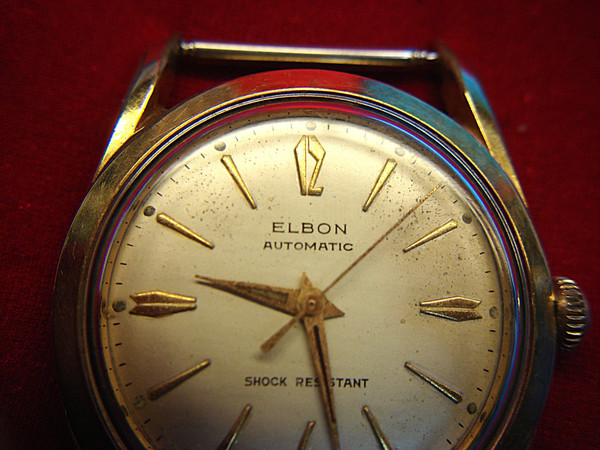 Vintage Elbon Automatic Wristwatch - 17 Jewels Winton, Gold-Filled Case - Runs & Keeps Time
