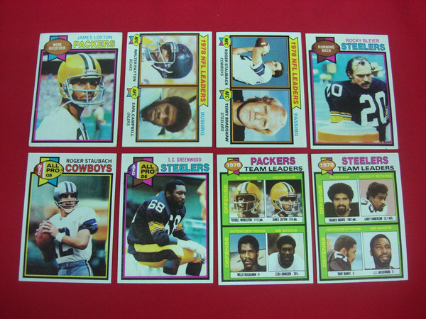 1979 Topps Football Stars Card Lot | James Lofton Rookie RC #310 & More