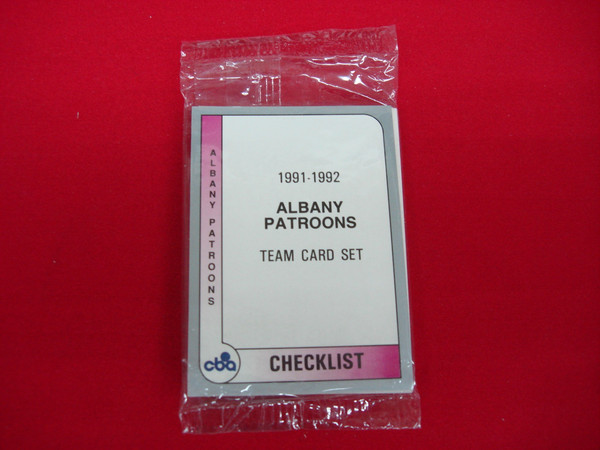 1991-92 Albany Patroons CBA Trading Card Set - Factory Sealed, NBA Developmental League History