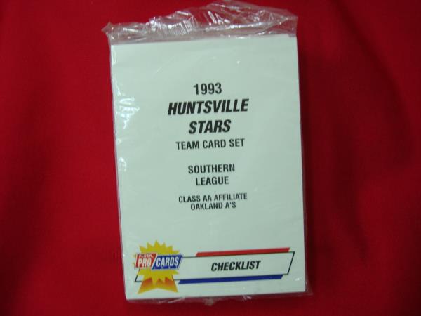 1993 Fleer Procards Huntsville Stars Team Set (Oakland A's Affiliate) - Factory Sealed Minor League Baseball Cards